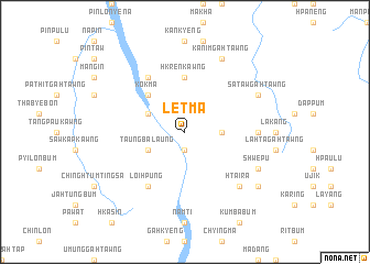 map of Letma