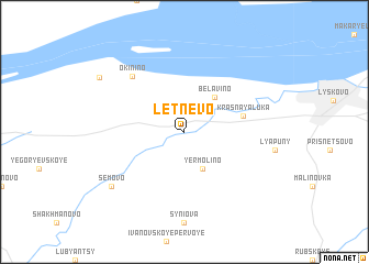 map of Letnëvo