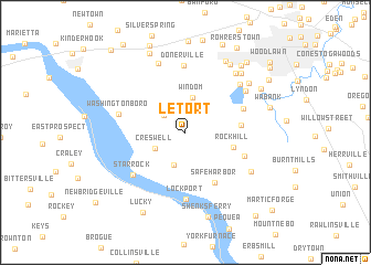 map of Letort