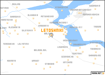 map of Letoshniki