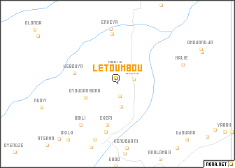 map of Letoumbou