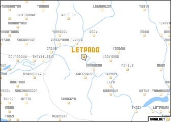 map of Letpado