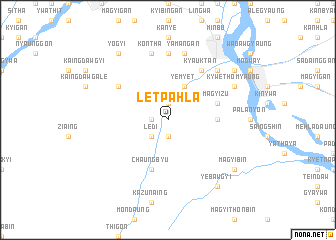 map of Letpahla