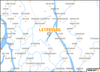 map of Letpandaw