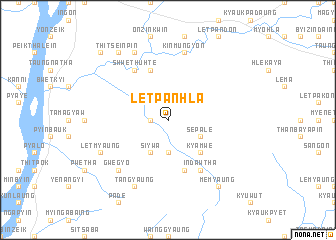 map of Letpanhla