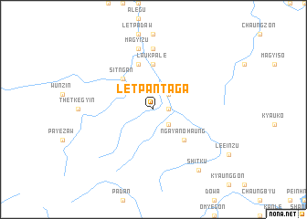 map of Letpantaga