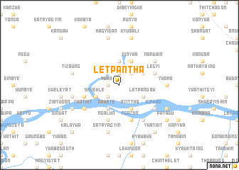 map of Letpantha