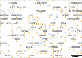 map of LʼÊtre