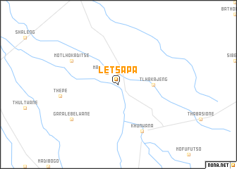 map of Letsapa