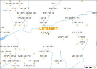 map of Letsegan