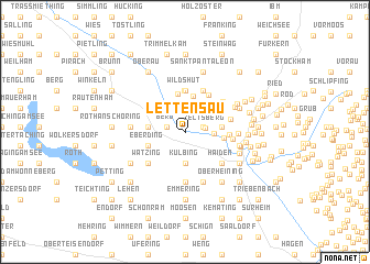 map of Lettensau