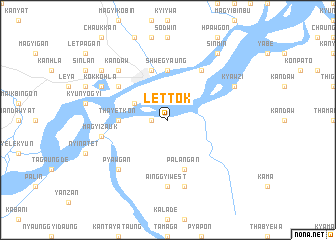 map of Lettok