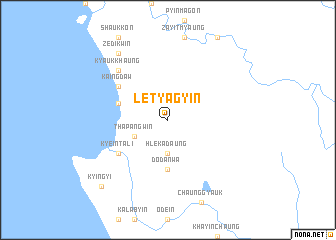 map of Letyagyin