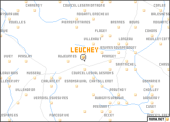 map of Leuchey