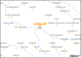 map of Leuglay