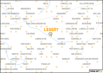 map of Leugny