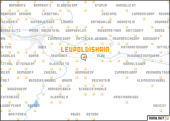 map of Leupoldishain