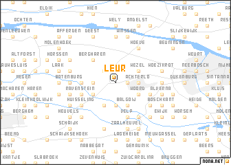 map of Leur