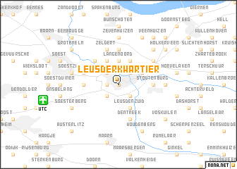 map of Leusder-Kwartier