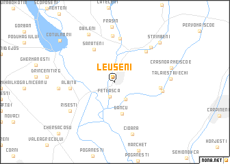 map of Leuşeni