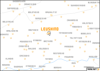 map of Leushino