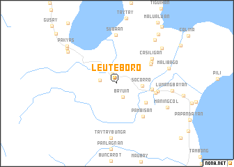 map of Leuteboro