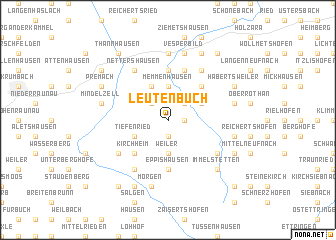 map of Leutenbuch