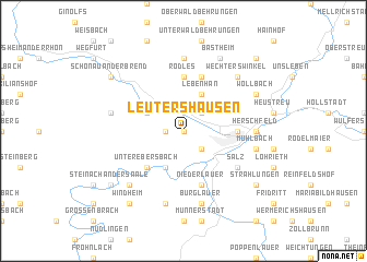 map of Leutershausen