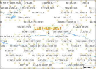 map of Leuthenforst