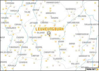 map of Leuweungbuah