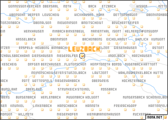 map of Leuzbach