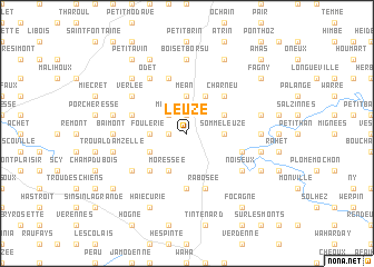 map of Leuze