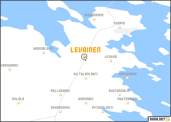 map of Leväinen