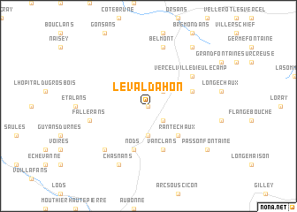 map of Le Valdahon