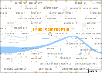 map of Le Val-Saint-Martin