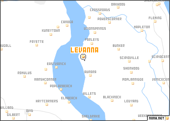 map of Levanna