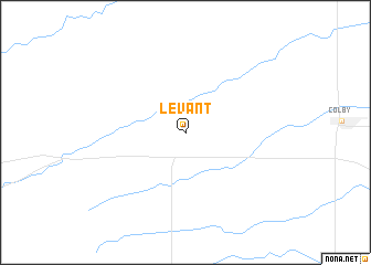map of Levant