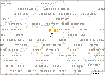 map of Le Var