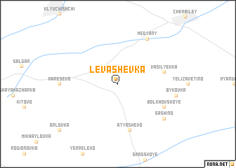 map of Levashëvka