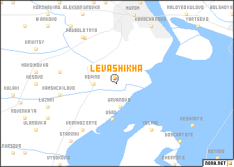 map of Levashikha