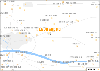 map of Levashovo