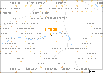map of Le Vau