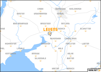 map of Levens