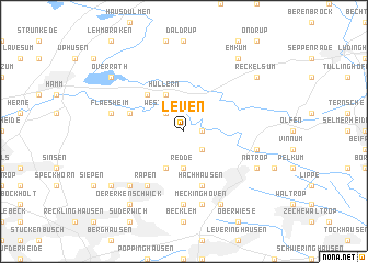 map of Leven