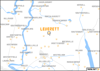 map of Leverett