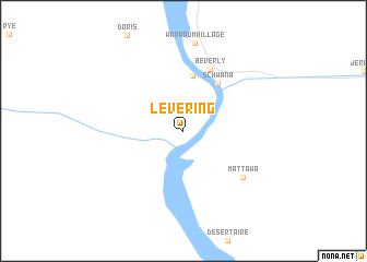 map of Levering