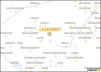 map of Le Vermont