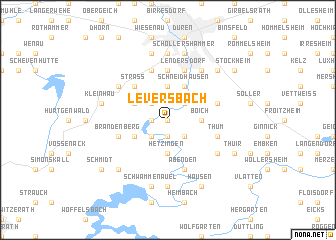 map of Leversbach