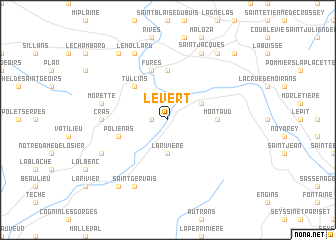 map of Le Vert