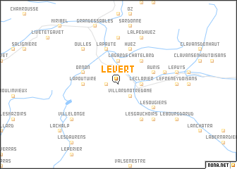 map of Le Vert